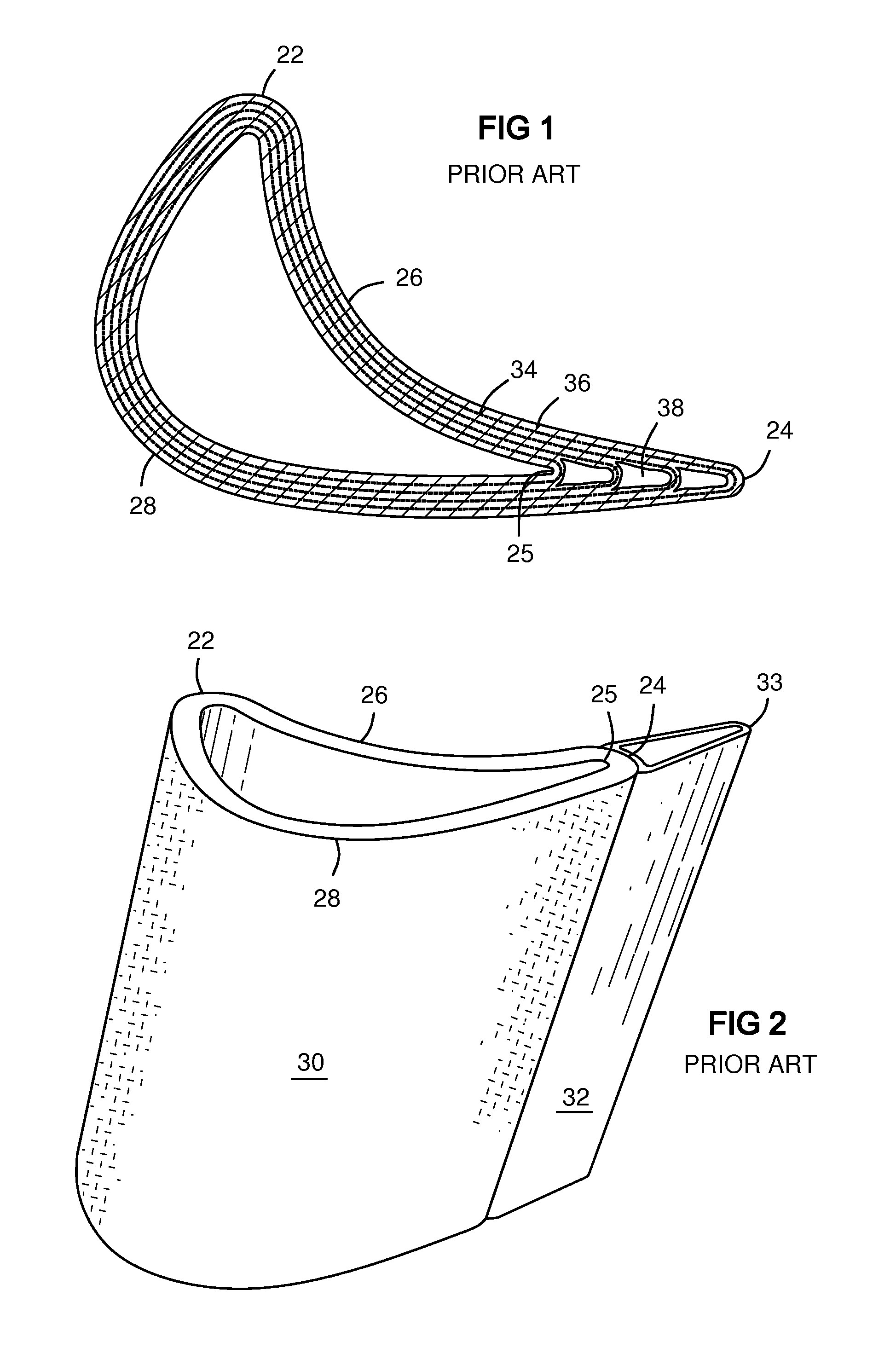 Interlocked CMC airfoil