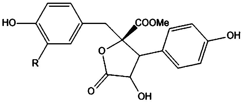 Application of aspergillus terreus secondary metabolite-butyrolactone in preparation of medicament for treating diabetes