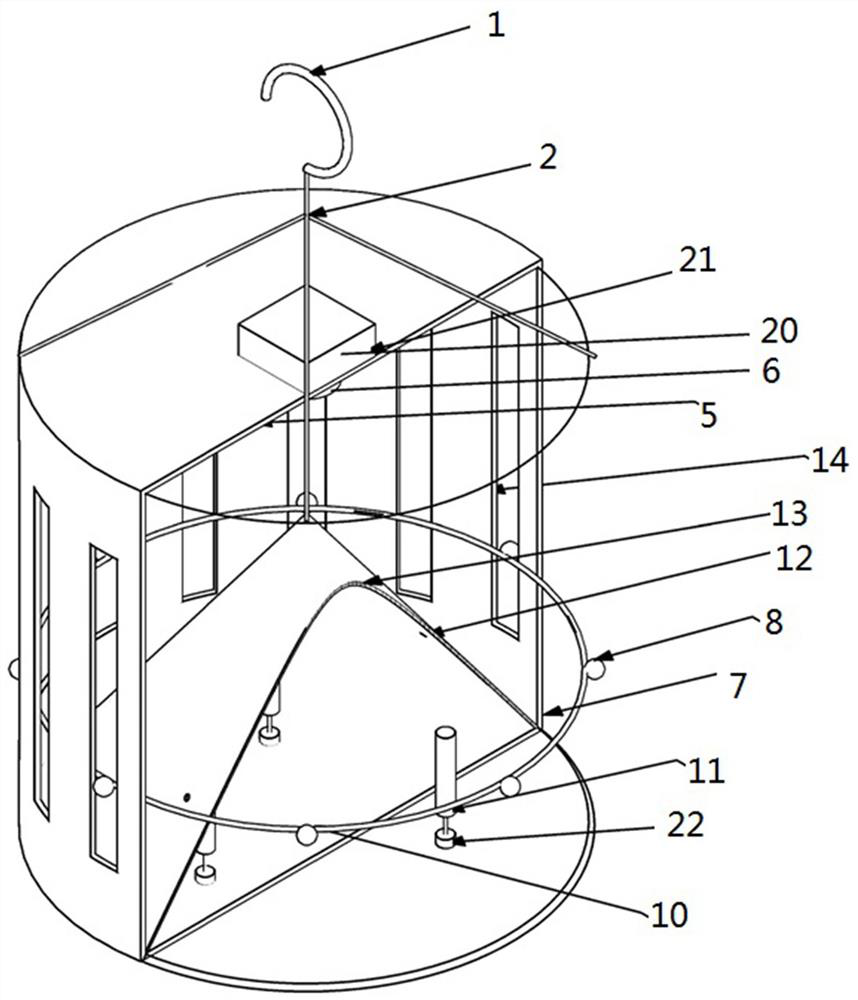 Flying insect online monitoring device