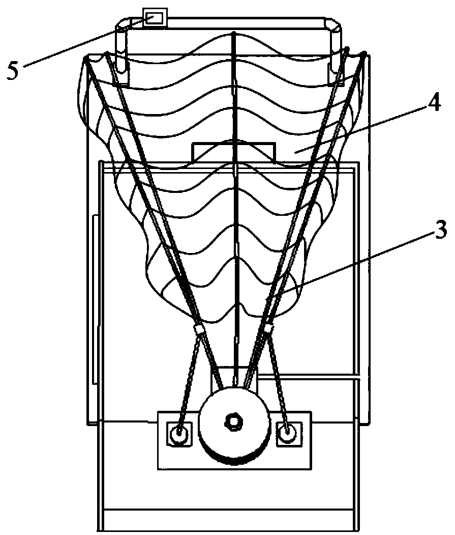 Electric forest fruit collecting device