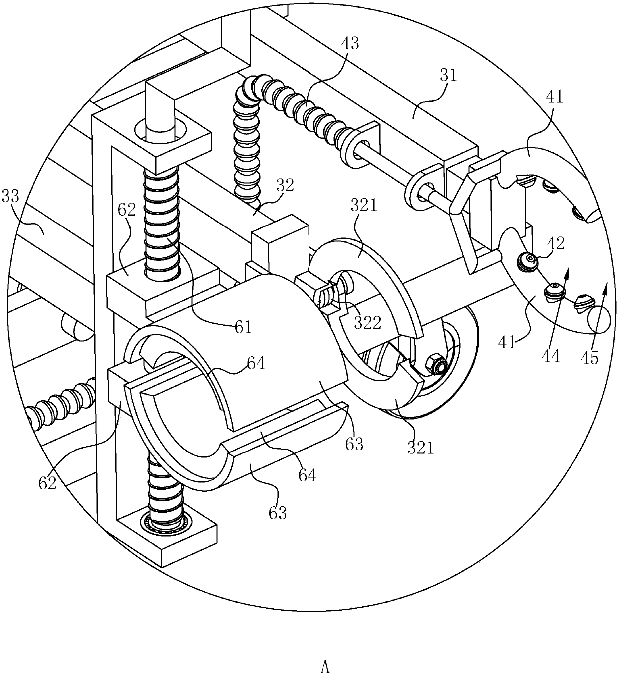 Municipal bridge guardrail washing device and use method thereof