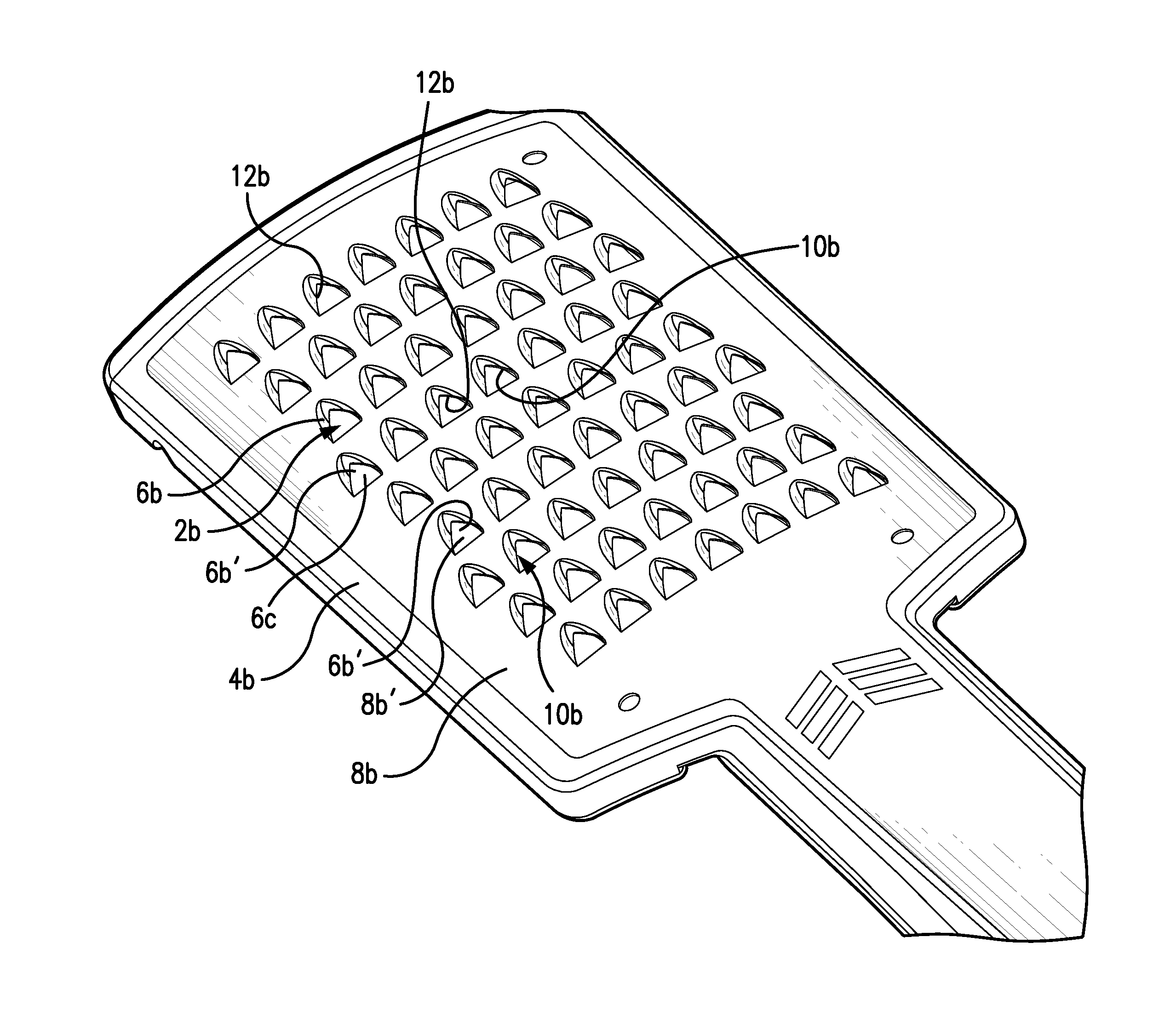 Formed or domed cutting teeth formed by improved double etching process