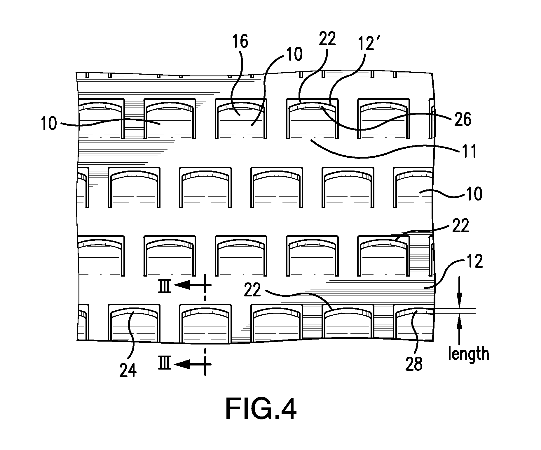 Formed or domed cutting teeth formed by improved double etching process