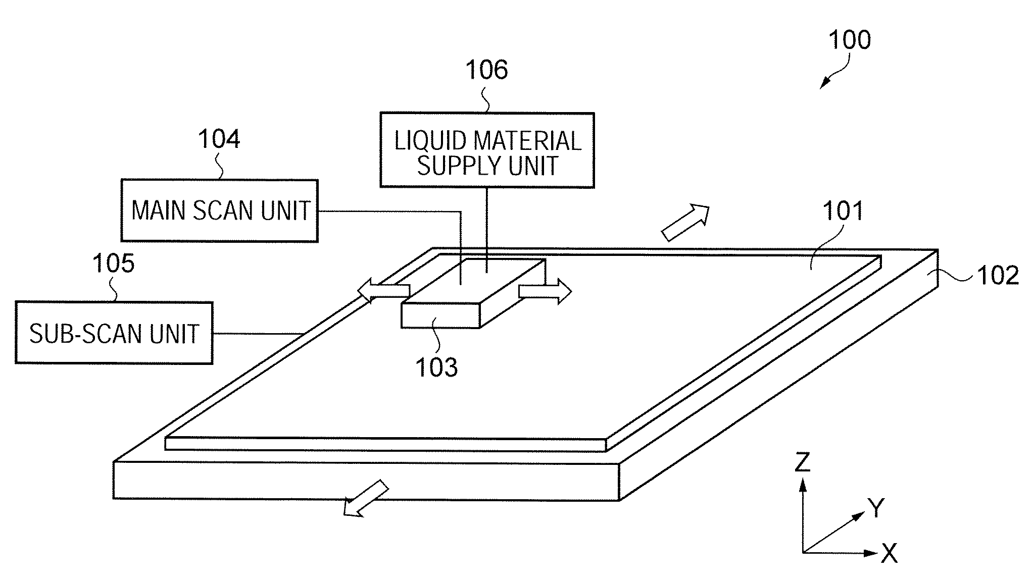 Liquid material placing method, manufacturing method for electro-optical device, electro-optical device and electronic apparatus