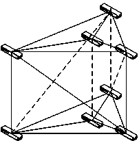 Data center network based on prismoid structure