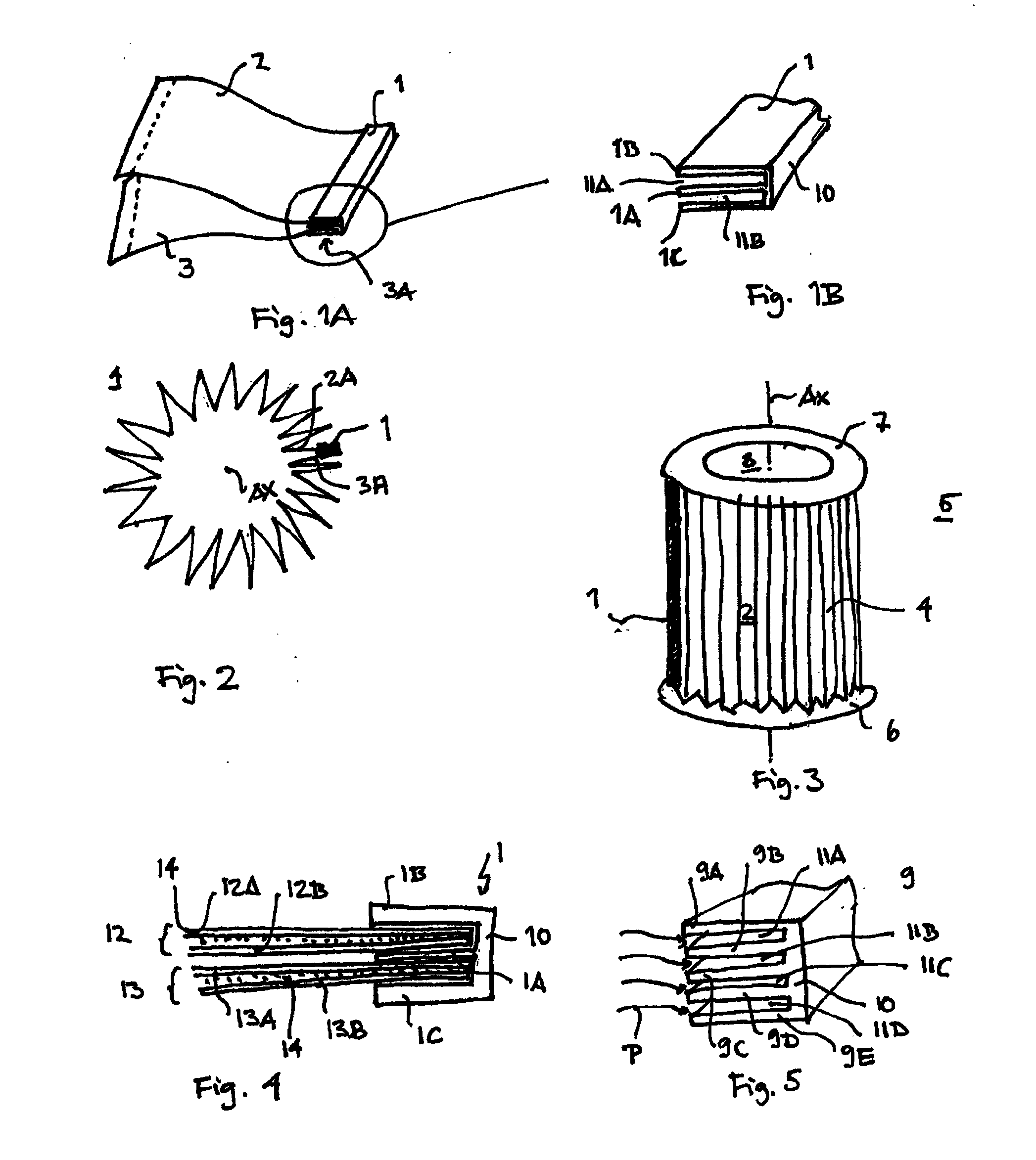 Connecting element for multilayer media, filter element, and method for connecting laminar media