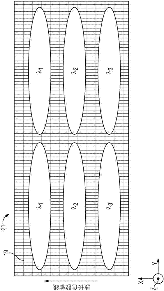 Wavelength selective switch with increased frequency separation to avoid crosstalk