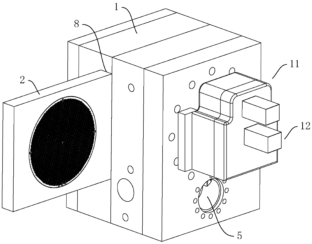 Recycled plastic melt filter