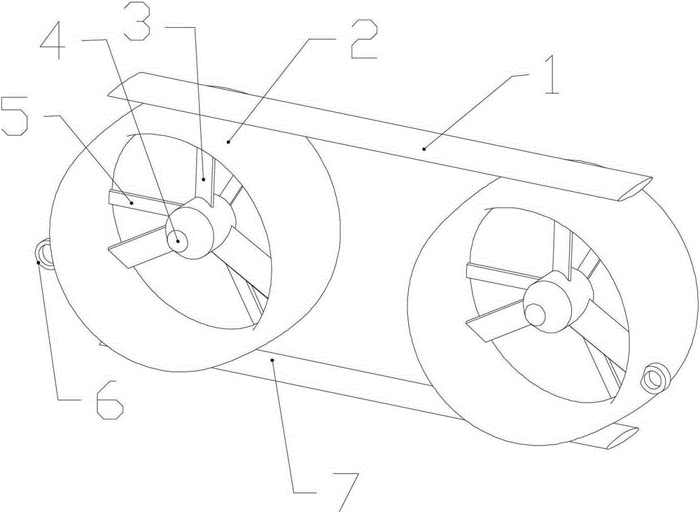 Multidirectional self-adaptive suspended tidal current energy turbine