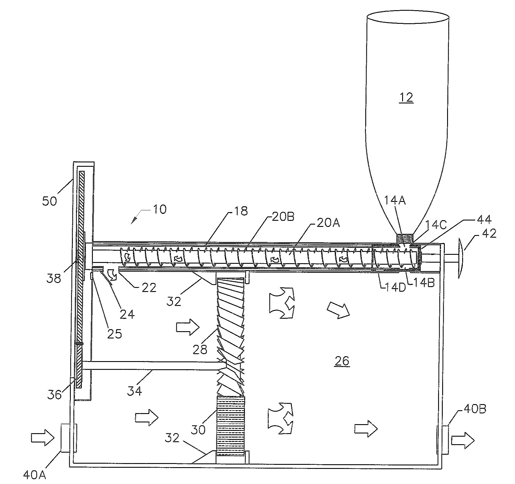 Fluid blending apparatus and associated method