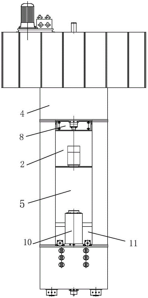 Quick blanking and drawing two-mode hydraulic machine and working method thereof