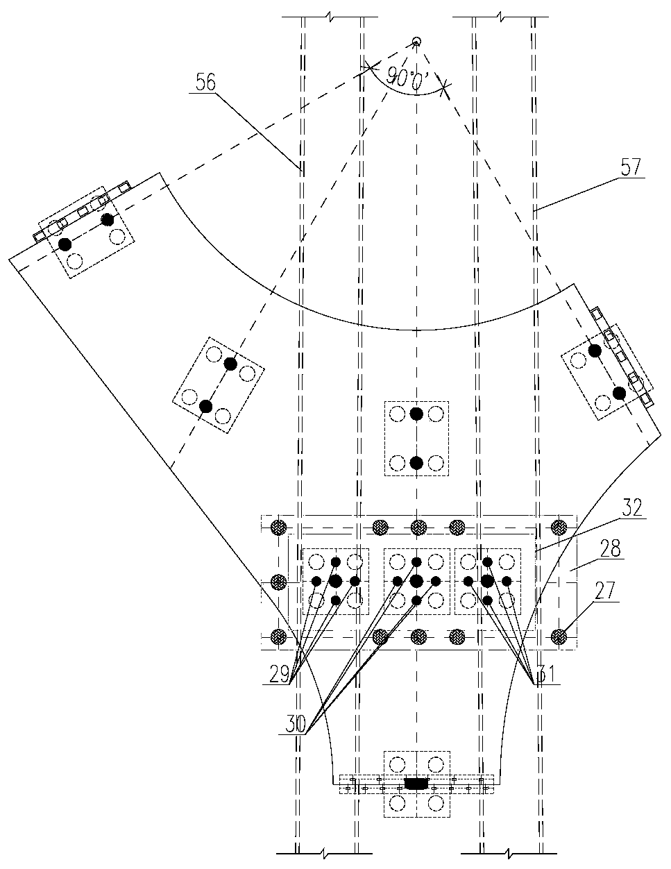 Determination of lifting force and displacement control method for active underpinning of pile foundation of super statically indeterminate bridge