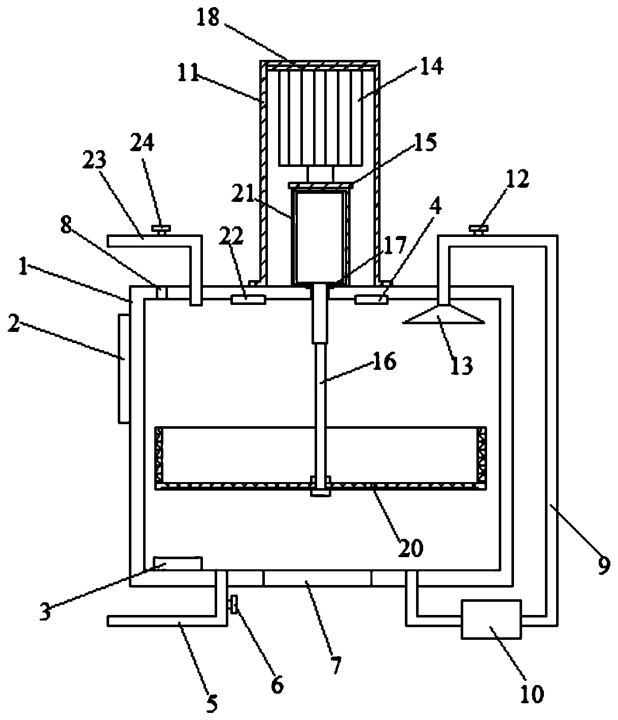 Medical instrument cleaning, disinfecting and drying integrated device