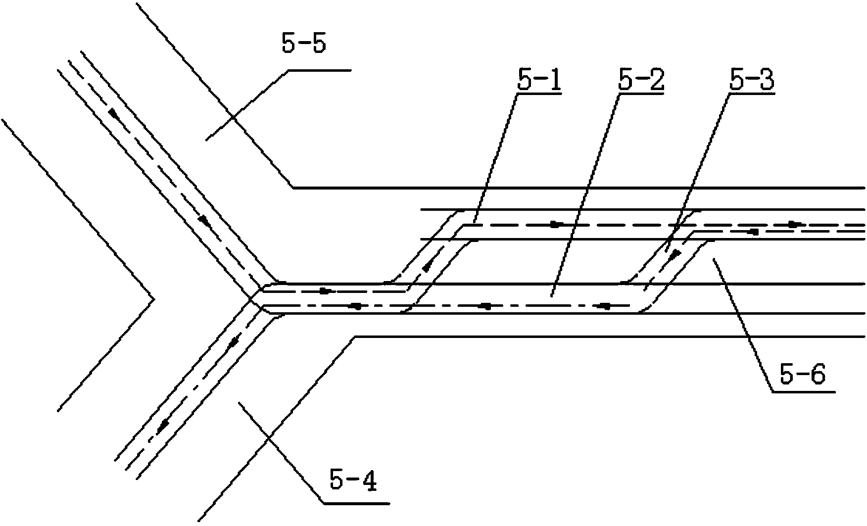 Continuous excavating equipment and process for roadways