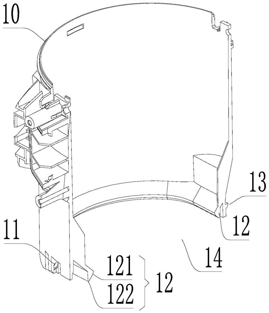 Multi-stage dust collection device and dust collector