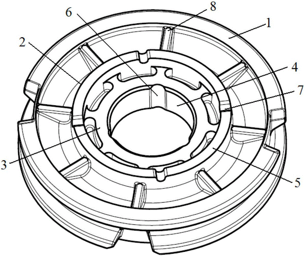 Pulley for automobile glass lifter