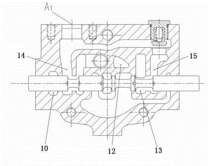 Lift converging multiway valve