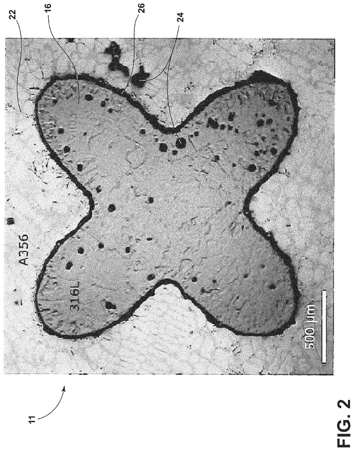 Additive manufactured interpenetrating phase composite