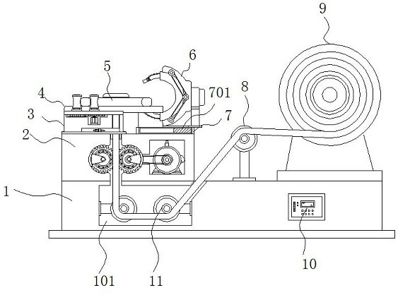 Automatic inductor winding device capable of controlling winding density