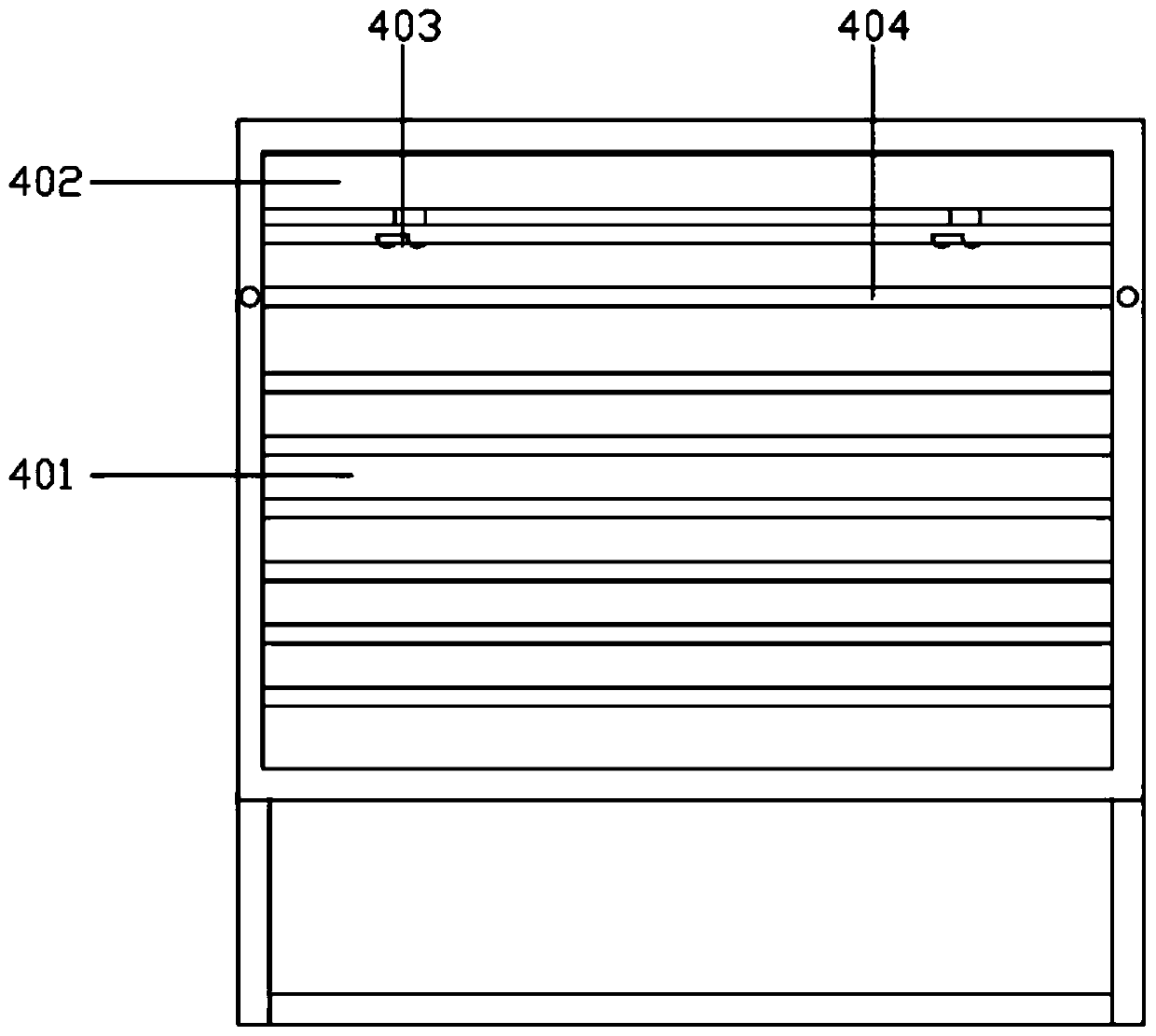 Light steel protecting window