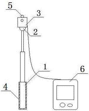 Composite insulator charged checking device