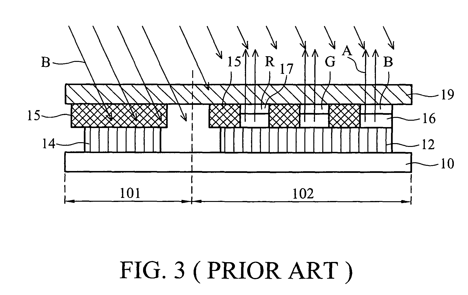 System for displaying images including active-matrix organic light emission display