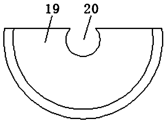 Processing device for six-blade flat milling cutter of multi-axis linkage machining center