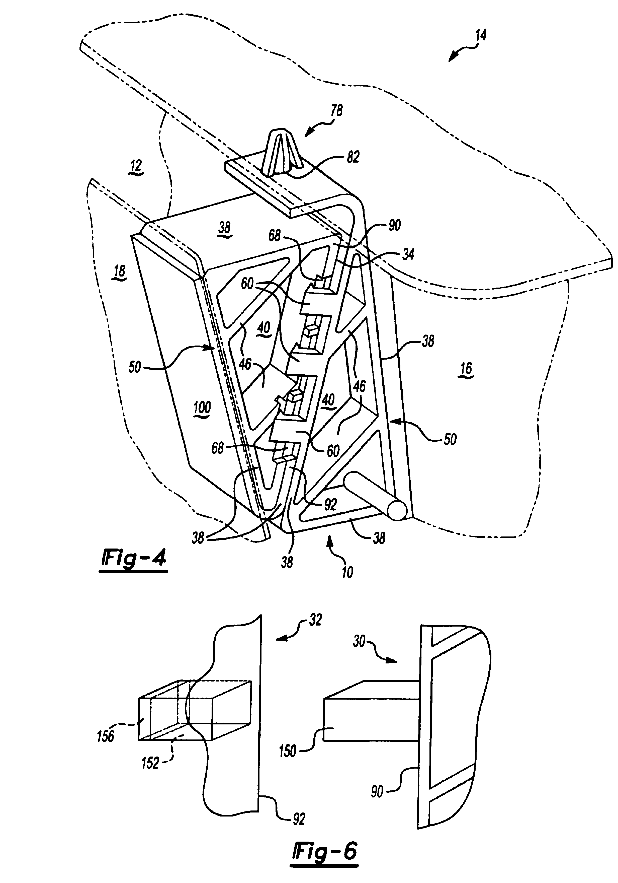 Adjustable reinforced structural assembly and method of use therefor