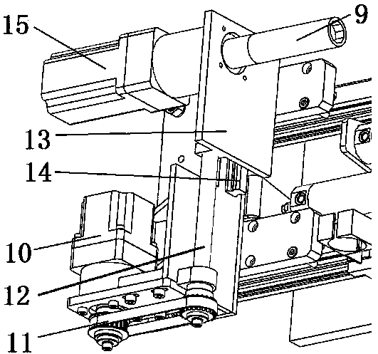 End effector for automatically disconnecting power line connecting plate