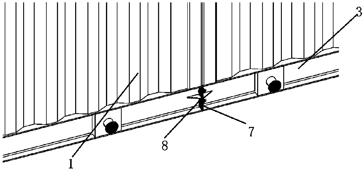 Anti-static mounting base of prefabricated cabin and modular cabin body