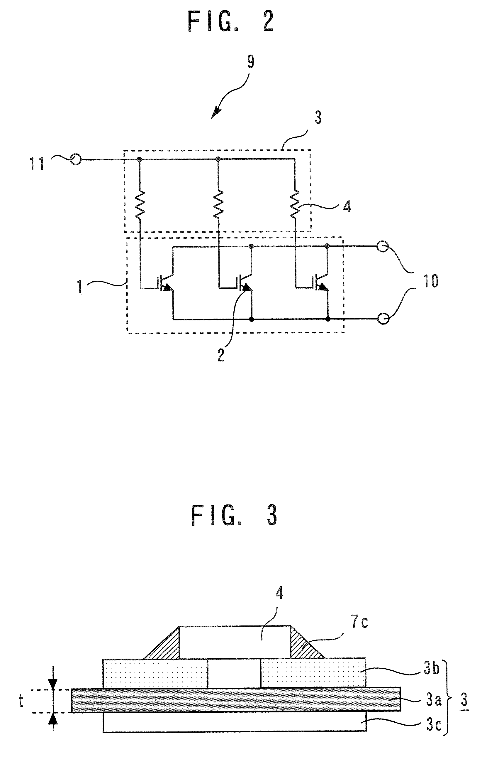 Semiconductor device having a resistance for equalizing the current distribution