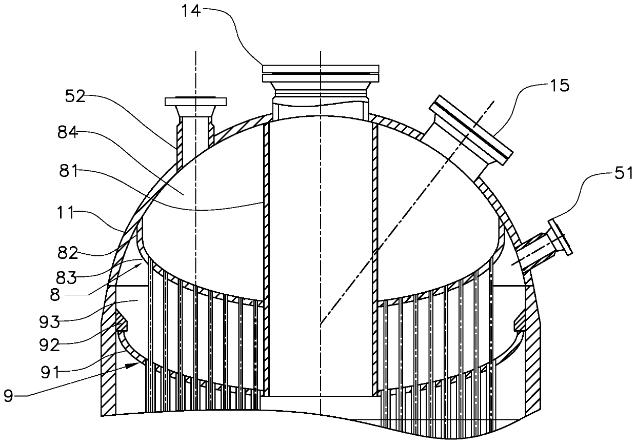 Radial bed isothermal reactor