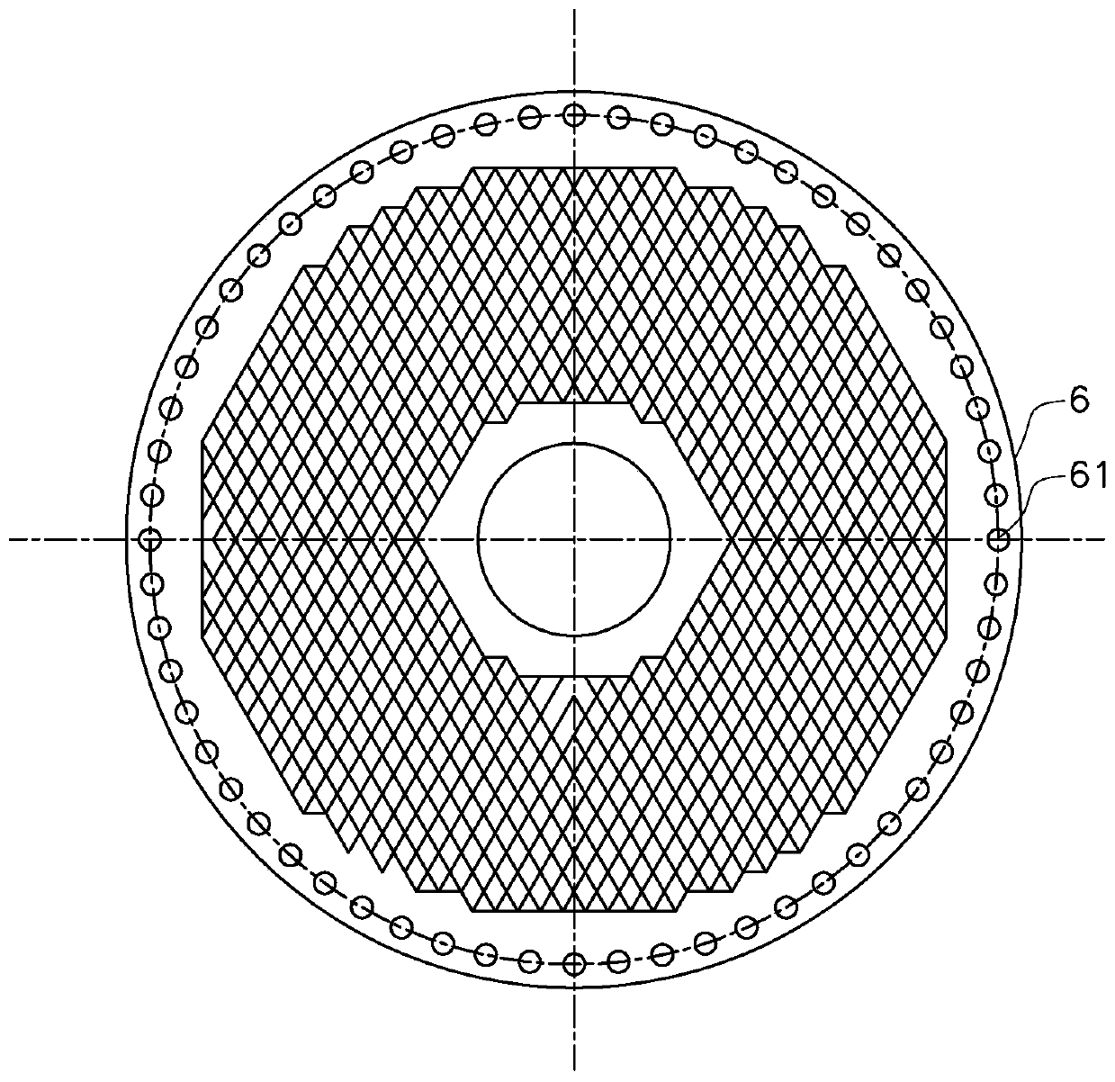 Radial bed isothermal reactor