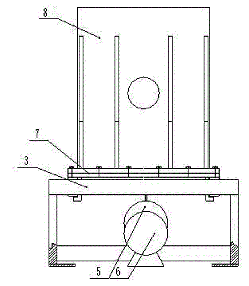 Feed water pipe connecting seal test equipment