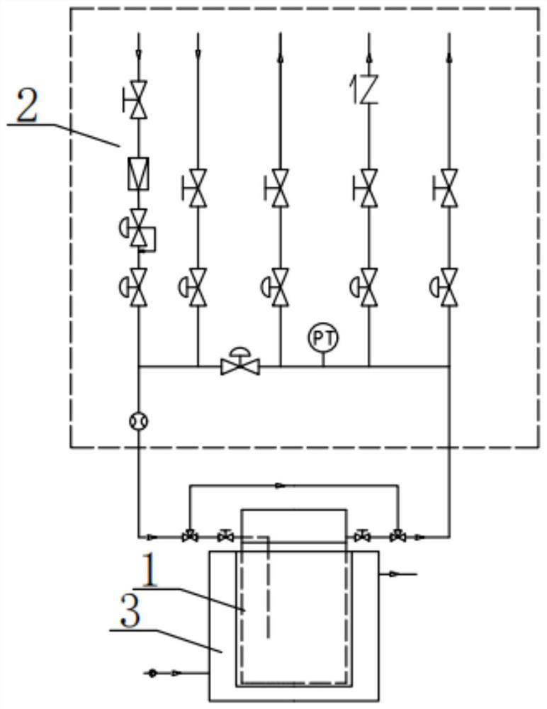 Low-boiling-point electronic gas closed sampling system and sampling method