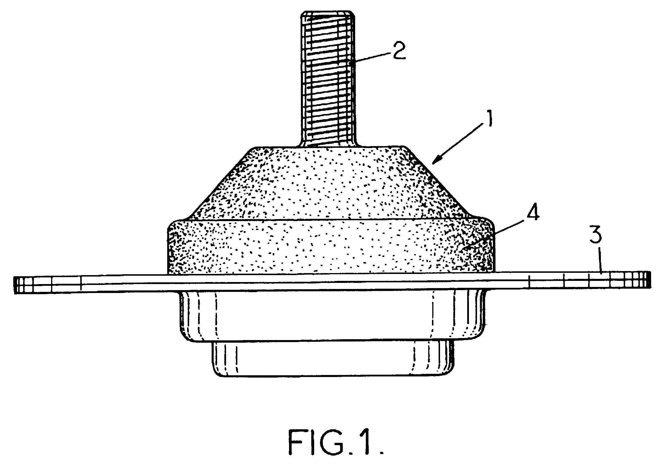 Method of manufacturing a motor vehicle antivibration device comprising a metal insert for bonding to elastomer field of the invention