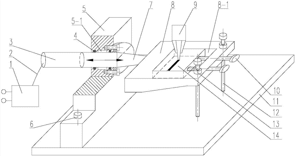 Method and device for assisting supersonic vibration in laser cladding