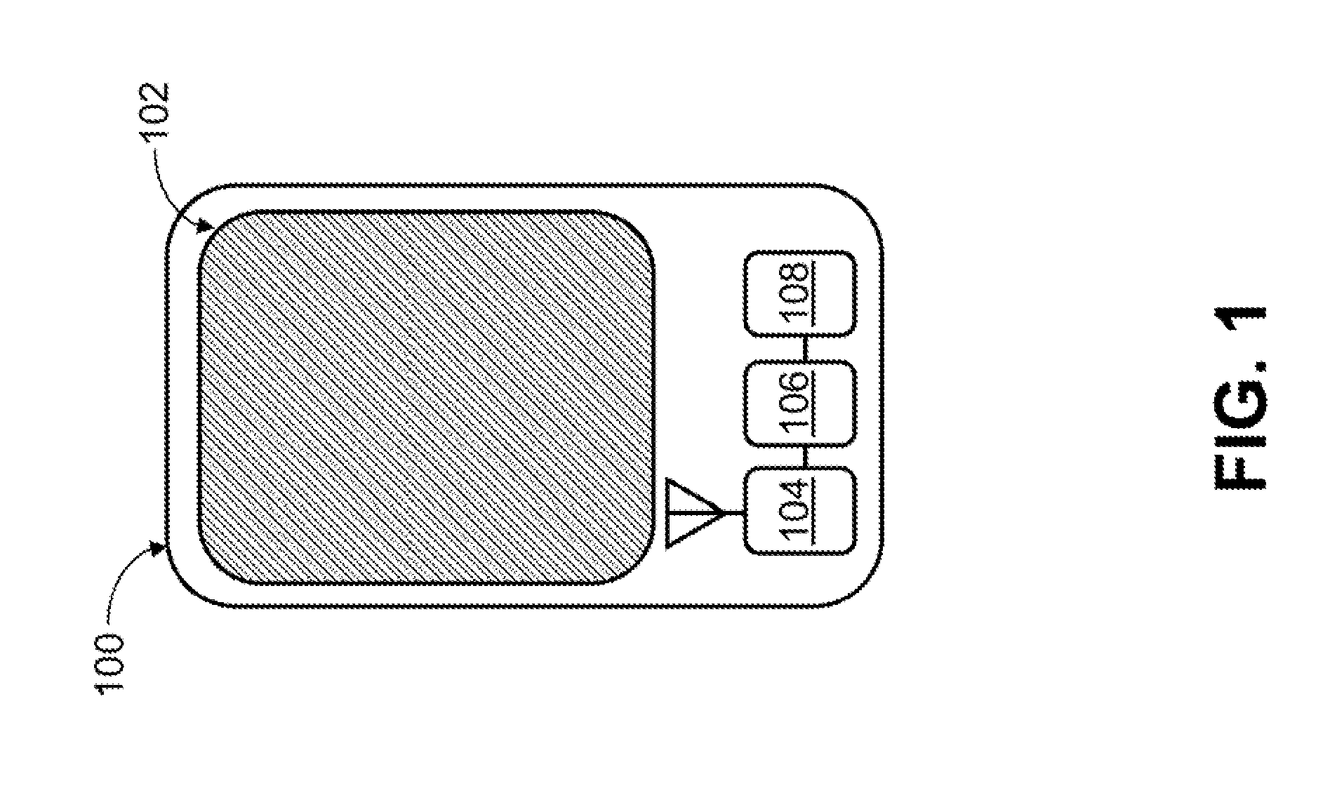 Using pressure differences with a touch-sensitive display screen