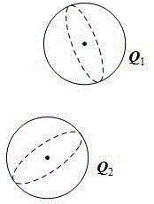 Method for calibrating parabolic catadioptric camera by using separated two-ball image and orthogonal vanishing point