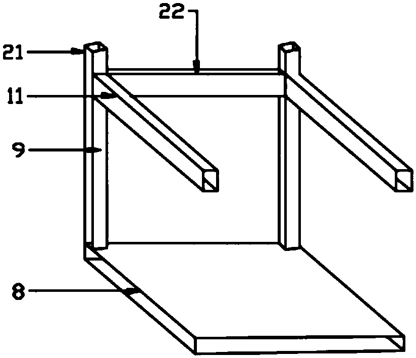 Labor-saving draw-bar box with expandable luggage rack