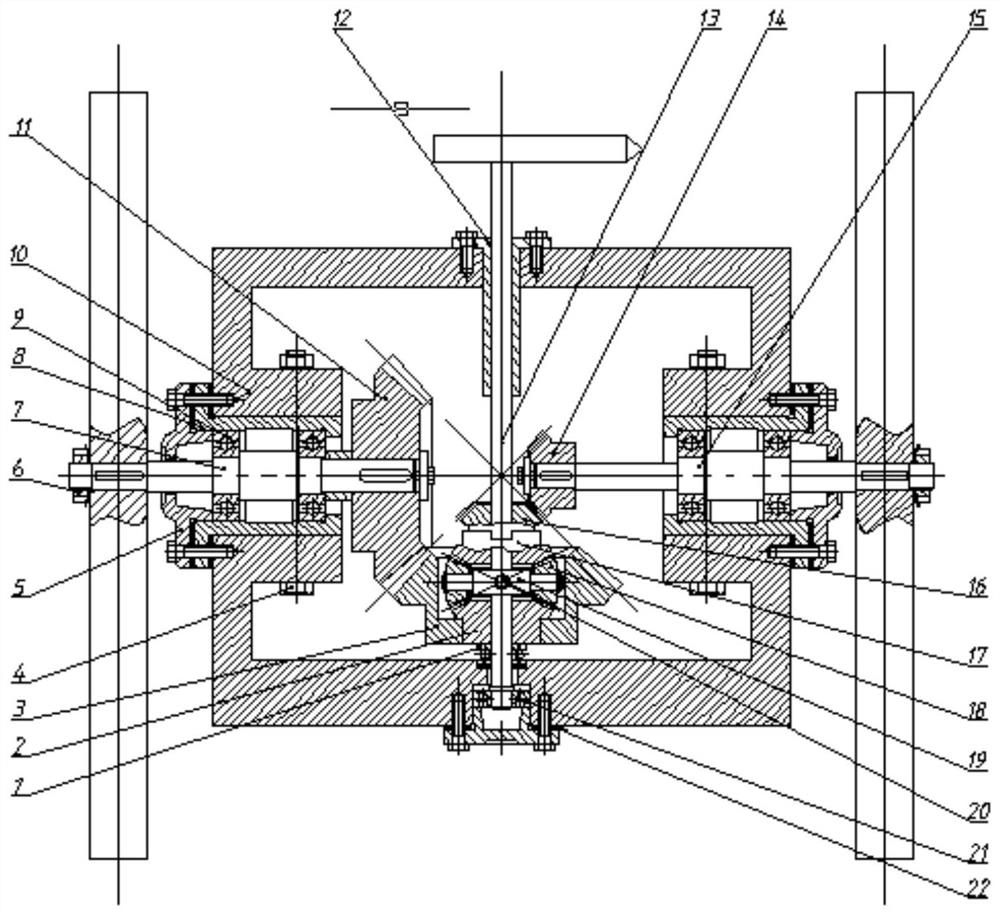 Vehicle pointing device based on differential gear train