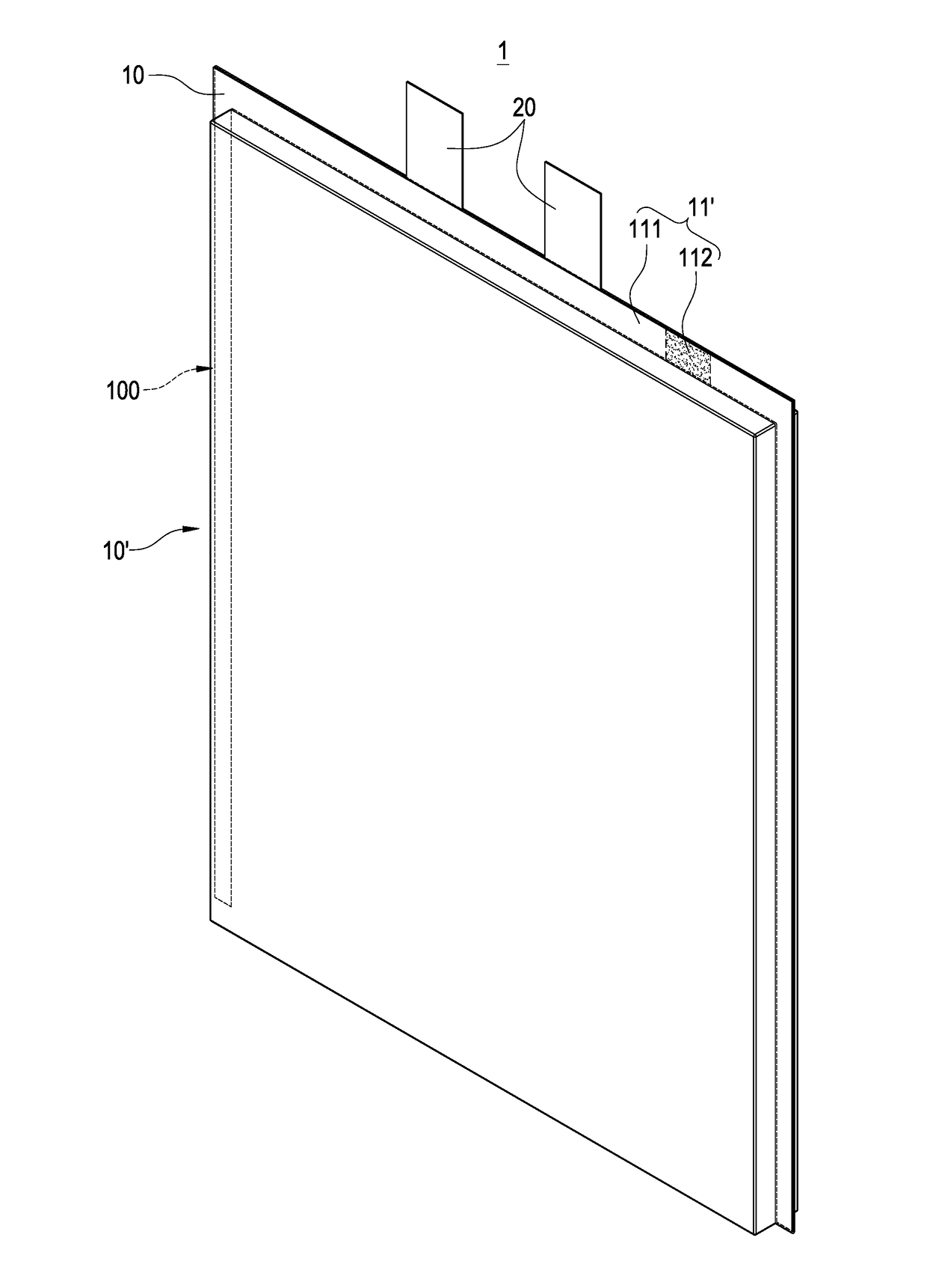 Structures of lithium battery cell and manufacturing process thereof