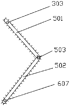 Vehicle-mounted type pruning device for highway central green belt