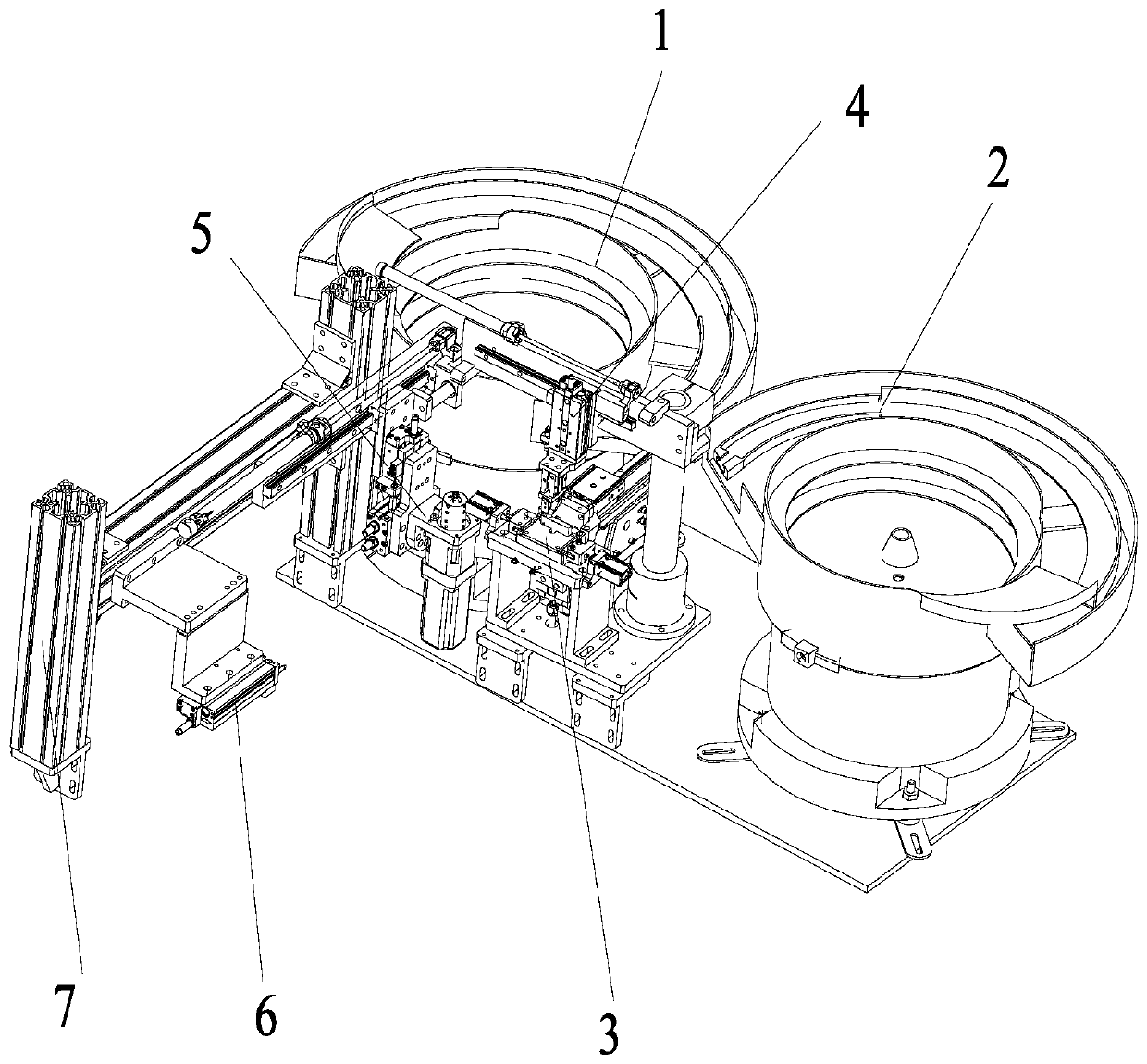 Automatic installing device for washer and nut and washer and nut installing method