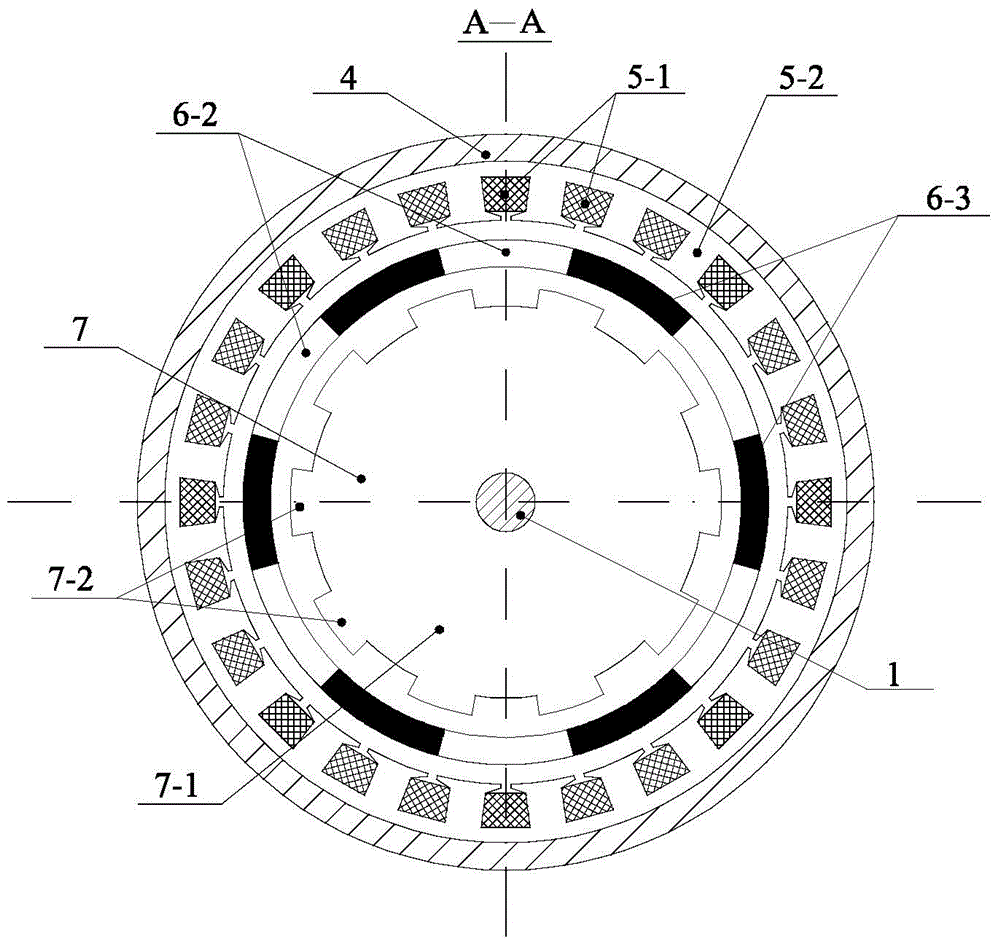 Radial-axial magnetic field electromagnetic planetary gear power divider