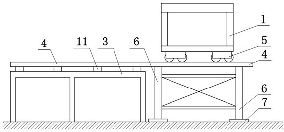 Construction method of hoisting stator with hydraulic lifting device and gantry frame