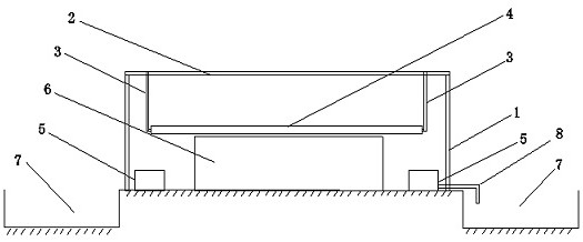 Siphon type dewatering wiper for hot plate blank