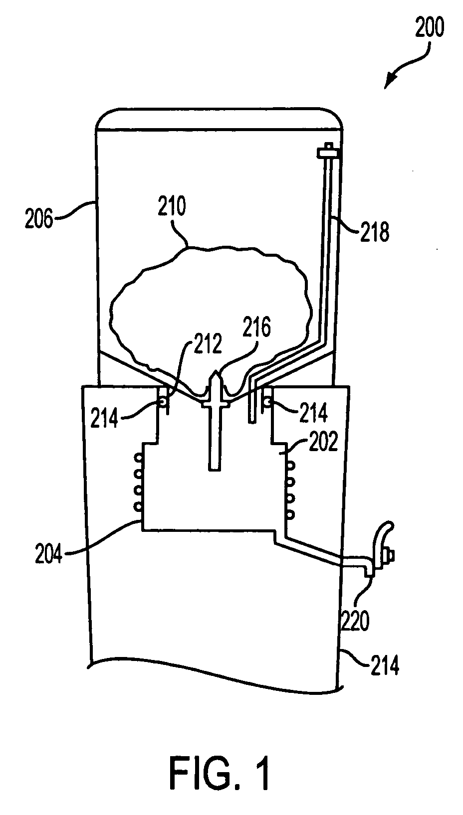 Office water cooler adapter for use with bagged fluids