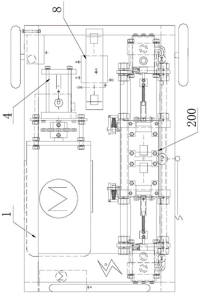 Two-way hydraulic putty sprayer