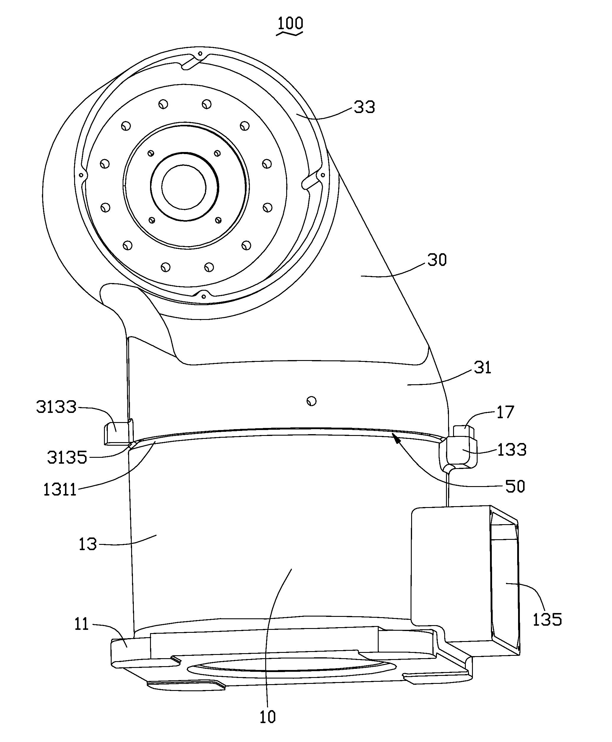 Joint mechanism for robot